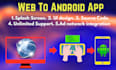 convert your website into android app