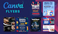be your canva expert will design flyers brochures infographics