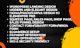 make wordpress landing page, squeeze page, and sales page with elementor pro