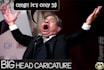 create a funny big head caricature
