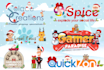 make a christmas makeover to your logo or banner