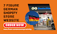 german shopify store german dropshipping store german printful german website