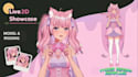 draw and rig live2d vtuber model, live2d vtuber rigging,2d vtuber,vtuber facerig
