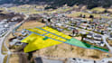 do land subdivision image overlay on google maps and drone images