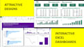 do professional excel data analysis with interactive dashboard