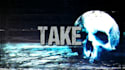 create aggressive dark metal lyic visuals