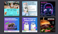 craft eye catching banners for social media