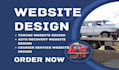design towing service website, freight website,  moving company website and app