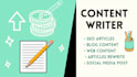 high quality SEO website content writer for engaging and optimized content