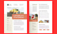 create professional capability statement and letterhead template