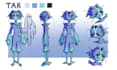 draw custom character reference sheet
