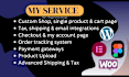 create wordpress woocommerce website, customize online store