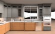 kitchen and bathroom using 2020 design with 3d renders