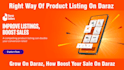 do your daraz store product listing on daraz