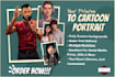 transform your pictures into a cartoon avatar portrait
