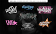 design a exclusive logo 3d for your streetwear brand y2k