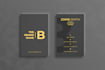 create a professional business card with stationary items