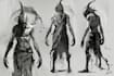 draw fantasy horror character art