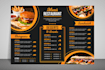 stylish menu layouts printable cafe, restaurant menu design