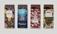 create chocolate packaging, protein bar and box design