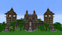 build survival base, castle, city or structure in minecraft