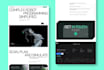create a webflow site with creative UI design