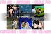 create cute art for you