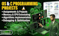 do operating system,c language,os projects and tasks