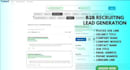 collect recruitment leads from linkedin, glassdoor, indeed