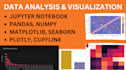 do data analysis python and data visualization