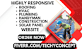 build roofing construction hvac handyman plumbing pan website and generate leads