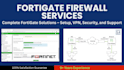 configure fortigate firewall sdwan ha and VPN for business