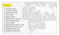 illustrate 2d vector map, city map, campground site