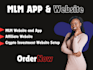 develop a MLM software, MLM website, affiliate website, affiliate app