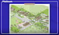 create a beautiful campus map illustration