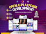 develop ai platforms chatbots, art generation, text to video support with gpt4