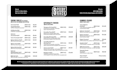 create a TV screen menu and a digital board menu