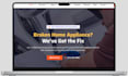build appliance repair website electronic repair website home appliance website