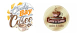 create a modern coffee,paintball,cigarette  logo design