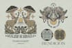 create vintage hand drawn animal, mystic, logo, illustration