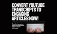 perform fast and accurate transcription of interviews audios videos