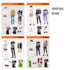 draw paper doll design of your character in anime style