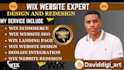 create wix website design wix speed redesign wix developer wix  landing page