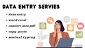 do data entry service