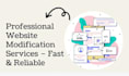 fix, edit and modify your existing website