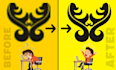 vectorize low quality logo and do make smooth and clean edges