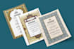 create lovely nikah nama, walima, or wedding invitation card