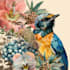 draw an animal and botanical illustration