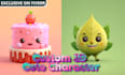 create cute 3d character models for cartoon, games, and 3d printing