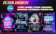 design anything for social media posts, flyer, brochure using canva or photoshop